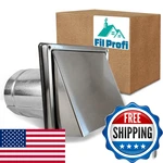 Filprofi - Wall Vent Cover. Exhaust Duct Outside The House. Kitchenfandryer. Fixed Price $57.32.