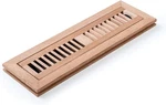 Red Oak Hardwood Flush Mount Floor Register, 2X12 Inch, With Damper, High Output. Fixed Price $26.38.
