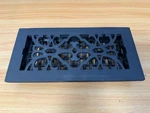 Decor Grates AC410-BLK Oriental Floor Register, 4X10 Inches, Textured Black. Fixed Price $24.00.
