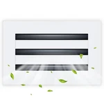 Clean Modern Ac Vent Cover 10 X 6 (duct Opening Cutout) - Decorative White Ai.... Fixed Price $60.22.