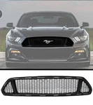 Fits 15-17 Ford Mustang Front Upper Mesh Grille Unpainted Abs Black. Fixed Price $119.65.