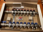 Myson Pex Radiant Manifold With Regolux Flowmeters SSMANI-8 Branch Quality. Fixed Price $74.99.