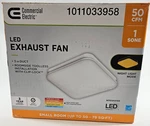 Commercial Electric Led Exhaust Fan 50 Cfm Night Light 3" Duct 1011033958 New. Fixed Price $32.95.