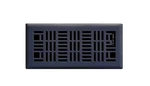 Truaire Art Nouveau 4" X 10 Inch Steel Floor Register Diffuser Vent, Matte Black. Fixed Price $18.00.