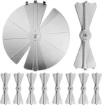 Pcs Radial Dampers 10"GALVANIZED Steel Control Your Airflow Drop Ceili. Fixed Price $80.80.