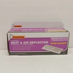 Frost King Clear Plastic Heat Air Defector Redirecting For Floor Wall 8"-14". Fixed Price $11.99.