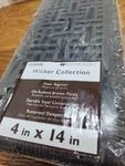 Floor Register Accord Select Wicker Collection X 14" Oil Rubbed Bronse. Fixed Price $33.00.