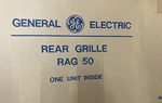 General Electric Case Rear Grille Rag 50. Fixed Price $50.00.