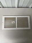 Hart & Cooley Vent Heat Air Register Steel Cover White Wall Ceiling 8 X 16. Fixed Price $5.00.