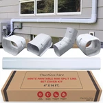 Ductlessaire Mini Split Line Set Cover Kit - Paintable For. Fixed Price $81.52.