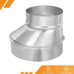 1PCS 6" 4" Eccentric Reducer Galvanized Iron Ducting Connectors. Fixed Price $28.10.