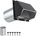 4 Inch Hooded Wall Vent With Screen And Damper,outdoor Dryer Cover For. Fixed Price $65.84.