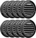 4" Black Soffit Vent Cover With Screen Mesh, 10 Pack Round Metal Air Louver. Fixed Price $40.60.