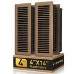 4X14 Floor Register Vent - Heavy Duty Steel Covers For Home And Wa.... Fixed Price $52.54.