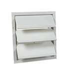 Air Vent White Plastic Square Automatic Gable Shutter 17.8 X 16 17.5 In.. Fixed Price $24.34.