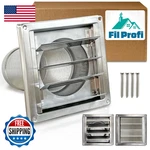 Filprofi - 6 Inch Wall Vent Cover Metal Mesh Screenexterior Hood For. Fixed Price $64.84.
