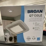 Broan QT130LE Cfm Ceiling Bathroom Exhaust Fan Light Night 1.5 Sones. Fixed Price $109.99.