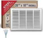 24X14 Duct Opening Filter Included Steel Return Air Grille. Fixed Price $29.68.