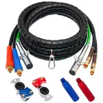 Kootans Semi Truck Air Line Kit 3 Abs 7 Way 15FT+GLAD Hands+grips. Fixed Price $141.80.