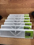 Lot Of 7 Everbilt Baseboard Register Vent Covers: 18 Inch Duct 3 Way. Fixed Price $71.99.