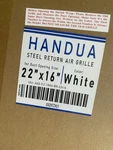 22 X16 Steel Return Air Grille White Handua Hvac Vent Cover Wall/ceiling. Fixed Price $29.99.