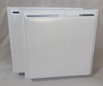 2X Elima-draft ELMDFTCOMDEF3457 24" 1 Way Air Deflector Vent Cover. Fixed Price $150.00.