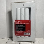 Everbilt 8 In. X 4 1-WAY Aluminum Adjustable Curved Blade Wall/ceiling White. Fixed Price $12.99.