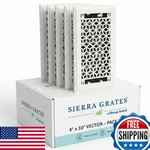 Sierra Grates Precision Flow 4X 10 Steel Floor Register - 2 Way Louvered. Fixed Price $96.38.