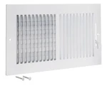 Ez-flo 12 In. X 6 2-WAY Steel Wall/ceiling Register, White. Fixed Price $12.00.