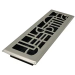 Decor Grates ADH412-NKL Floor Register 5.5 X 13.5, Plated Nickel, Steel. Fixed Price $21.58.