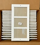 New Lot Of 19 Shoemaker 1050V-14X6 Baseboard Return Air Grille. Fixed Price $67.50.