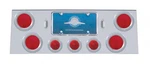 Stainless Steel Rear Center Panel With 4" & 1/2" Lights Bezels. Fixed Price $379.79.