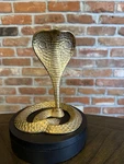 Solid Indian Cobra Statue Decor. Fixed Price $34.95.