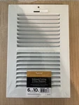 Imperial Standard Series Sidewall Ceiling 2-WAY Register 6"X10" White Nip Louver. Fixed Price $11.39.
