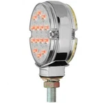 Gg 75192 - 3 Inch 28 Diode Double Faced Pearl Pedestal Light Amber & Red Led. Fixed Price $57.00.