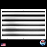 Hvac Premium 28 X 18 Aluminum Return Grille - Easy Air Flow Linear Bar. Fixed Price $146.59.