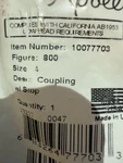 Elkhart 10077703 4" Cxc Cu Cplg W/st Apollo 800. Fixed Price $95.00.
