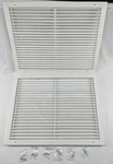 Hart & Cooley 94A 24"X18" No Damper Commercial Vent Grille - All Steel White. Fixed Price $55.67.