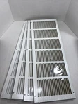 4) Proselect Return Grilles PSRGW3010 White 1/2 Spaced Fins X (4-PACK). Fixed Price $67.99.