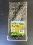 Elegant 4 X 10 Oil Rubbed Bronze Floor Register By Hampton Bay Enhance Decor New. Fixed Price $19.99.