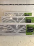 Lot Of 15" 3-WAY Steel Baseboard Diffuser Everbilt E115SW Paintable White-new. Fixed Price $34.99.