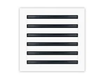 12X12 Modern Ac Vent Cover - Decorative White Air Standard Linear Slot Di. Fixed Price $89.99.