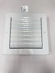 1-WAY White Ceiling Grille From Gti (8X8). Fixed Price $16.00.