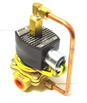 Asco Solenoid Valve 1/2" 2-WAY Brass EFHC8210G12, 125VDC ASC145. Fixed Price $69.99.