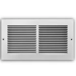 Everbilt 12 In. X 6 1-WAY Steel Baseboard Return Air Grille White. Fixed Price $14.87.