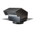 6" Masterflow Goose Neck Vent Roof Cap Black, Heavy-duty Screen, 28 Gauge. Fixed Price $70.56.