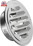 Stainless Steel Soffit Vents 4 Inch, Hg Power Round Cover With Screen Mesh,. Fixed Price $16.70.