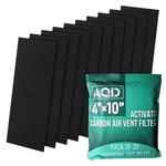 4" X 10 Activated Carbon Air Vent For Home Floor Filters, Ch. Fixed Price $23.48.