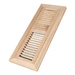 Hardwood White Oak Floor Register, Flush Mount With Frame, 4X14 Inch Dam.... Fixed Price $41.07.