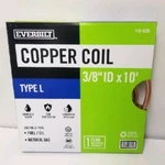 Type Soft Refrigeration Copper Coil 3/8"X 10' - Everbilt. Fixed Price $24.99.